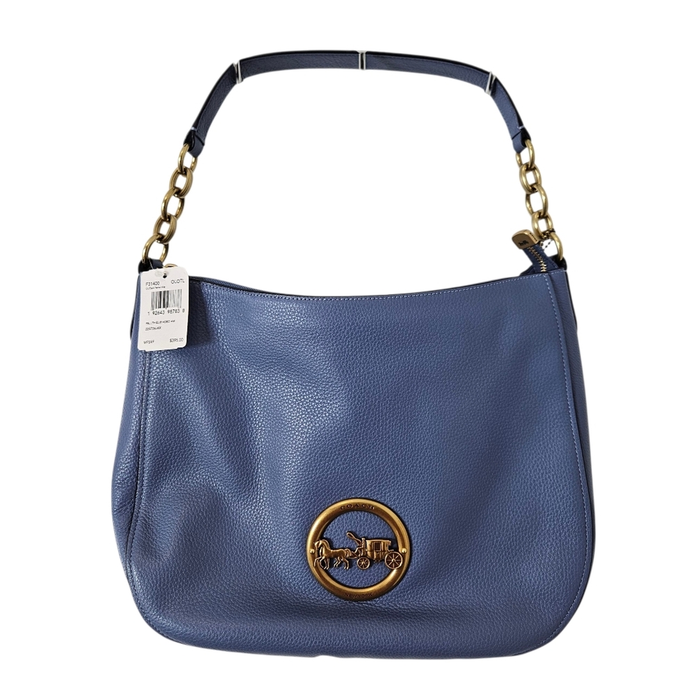 Coach Elle Hobo F31400 Pebble Leather Shoulder/Crossbody Bag Purse